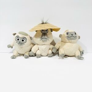 Disney Raya and The Last Dragon Ongis Monkeys - Dyan, Pan & Uka Plushies